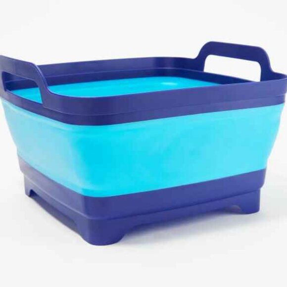 Mark Charles Misilli Set of 2 Collapsible Dish Drainers w/ Removable Drain Grey - Picture 8 of 10